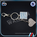 Cristal keychain liga diamante chaveiro luxuoso